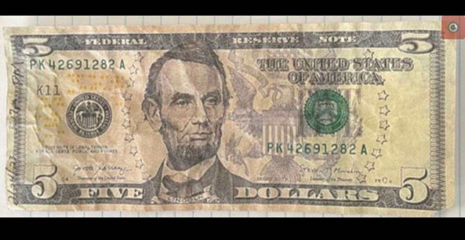 secrets of the five dollar bill