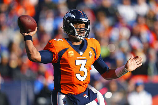 Russell Wilson football Paper Poster Broncos 5