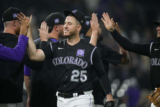 Cron homers twice with slam in Rockies' 13-8 win over Miami – The