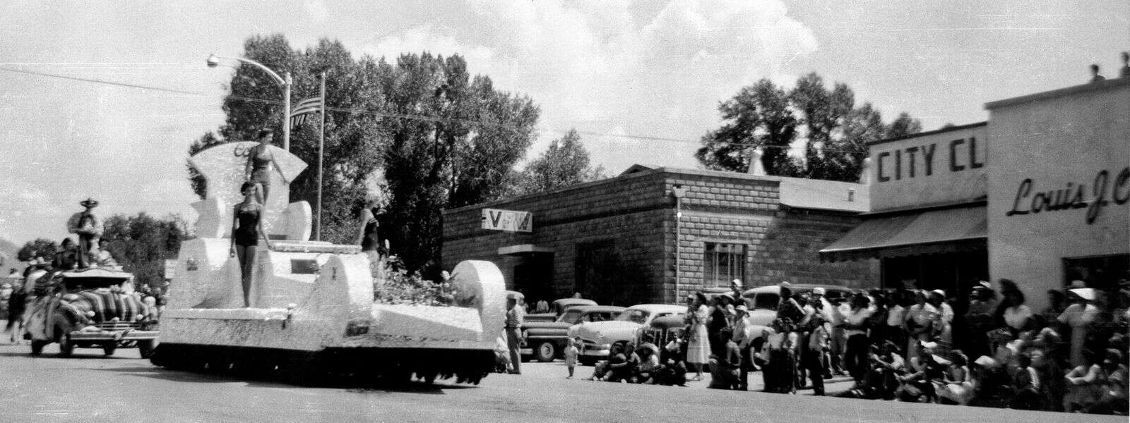 And The West Is History Spanish Trails Fiesta Parade 1956 The Durango Herald