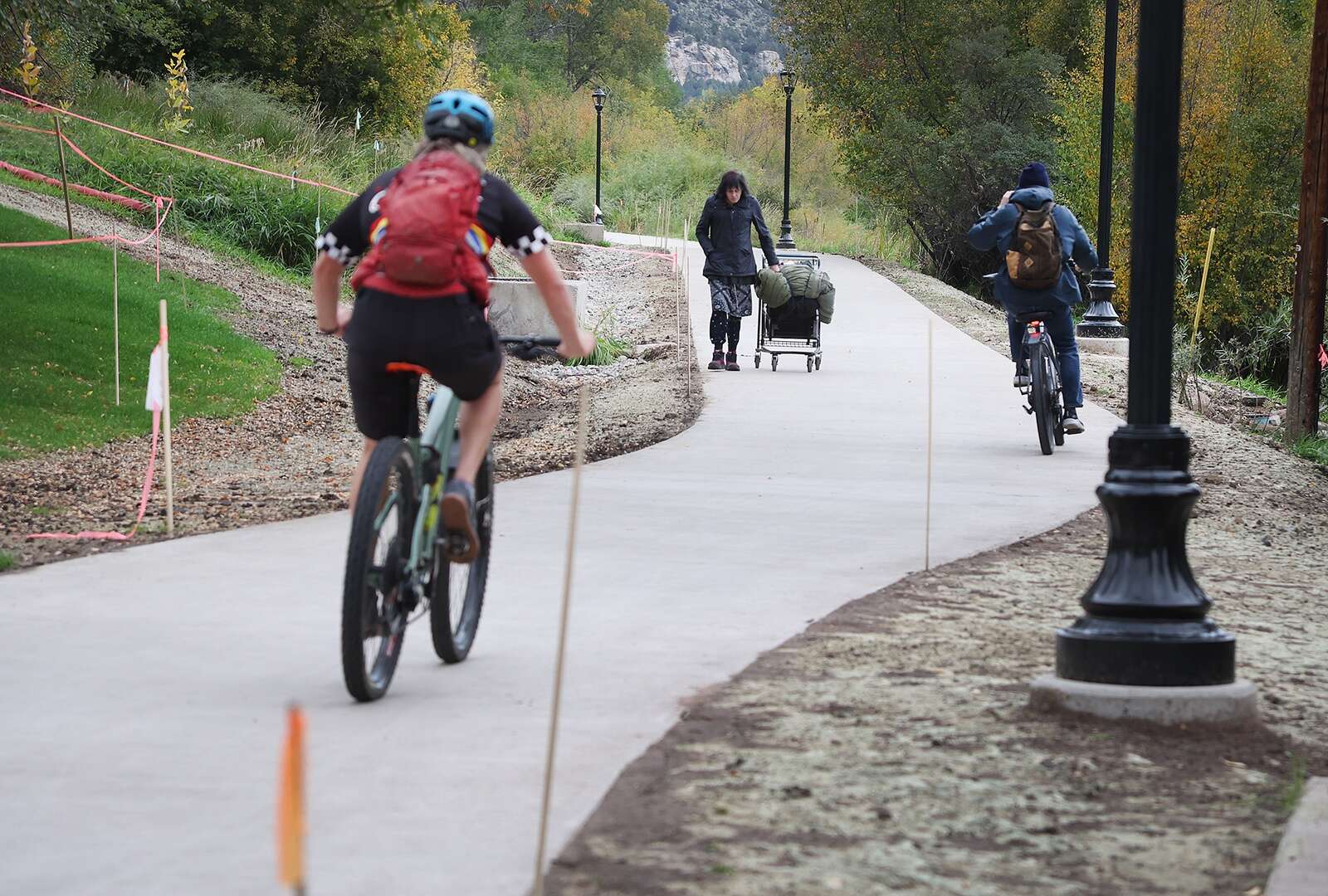 Trail behind online bike