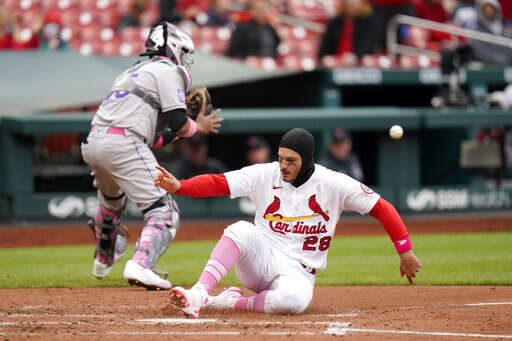 Rockies Insider: Nolan Arenado off to blazing start in first full week with  Cardinals