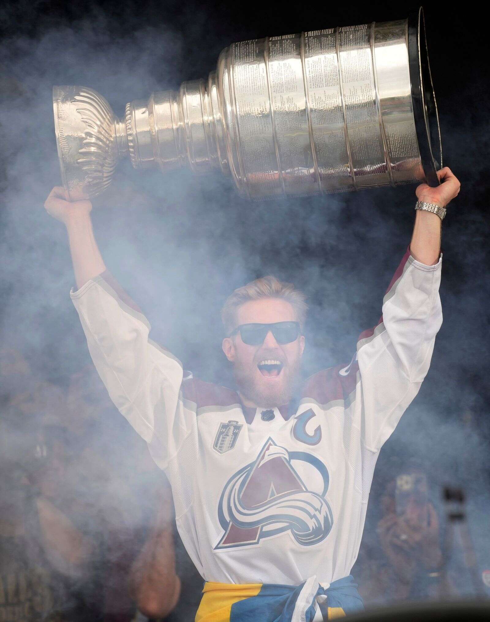 Parade of champs: Avs live it up as they celebrate Cup title
