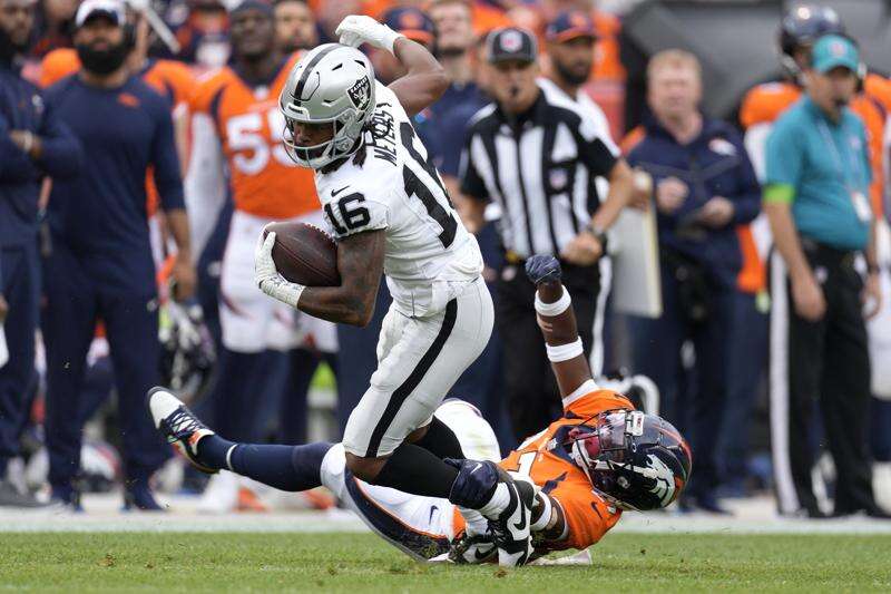 Raiders WR Jakobi Meyers ruled out for Sunday's game at Buffalo with  concussion – The Journal