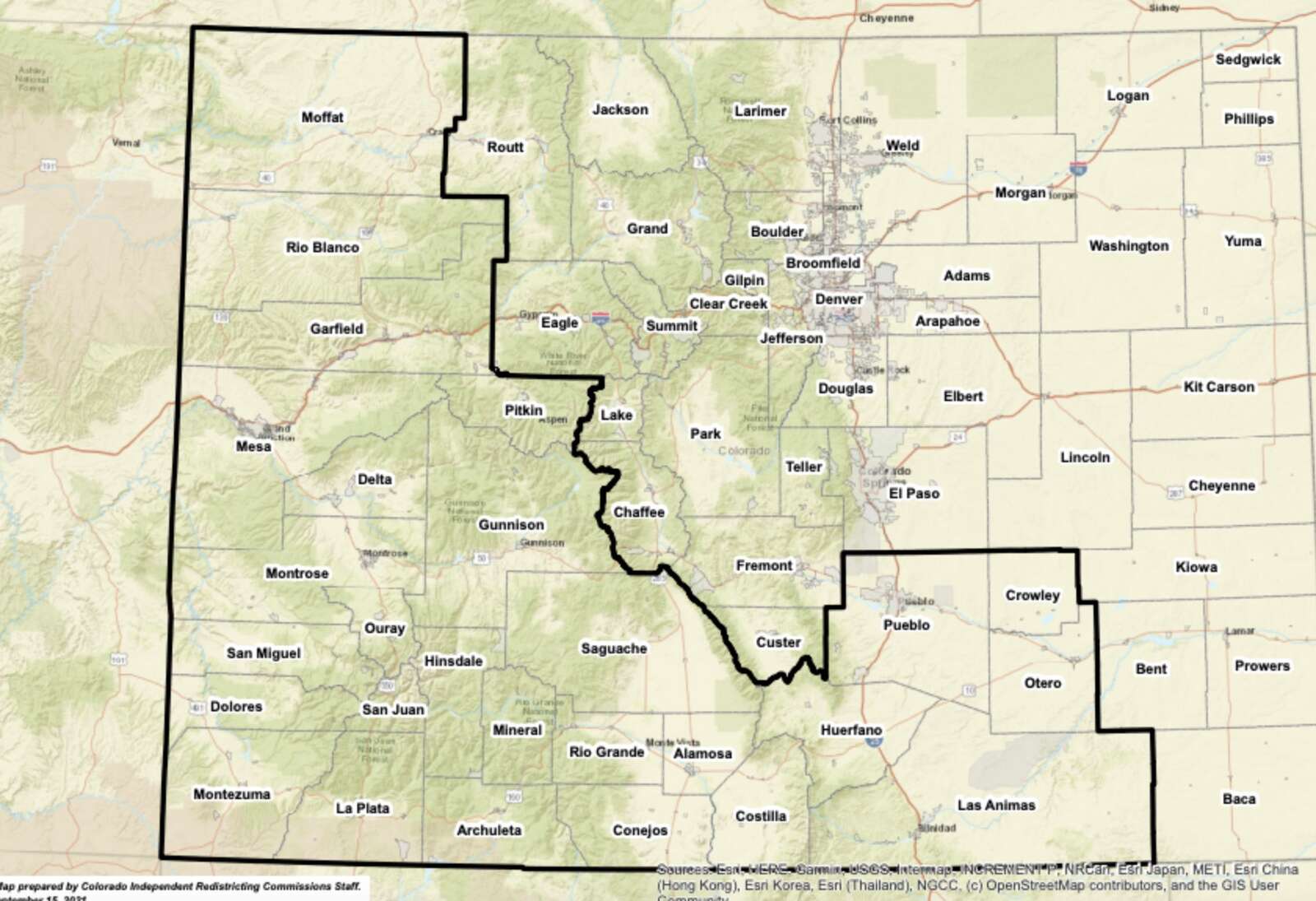 colorado 3rd congressional district map Angelique Bolling