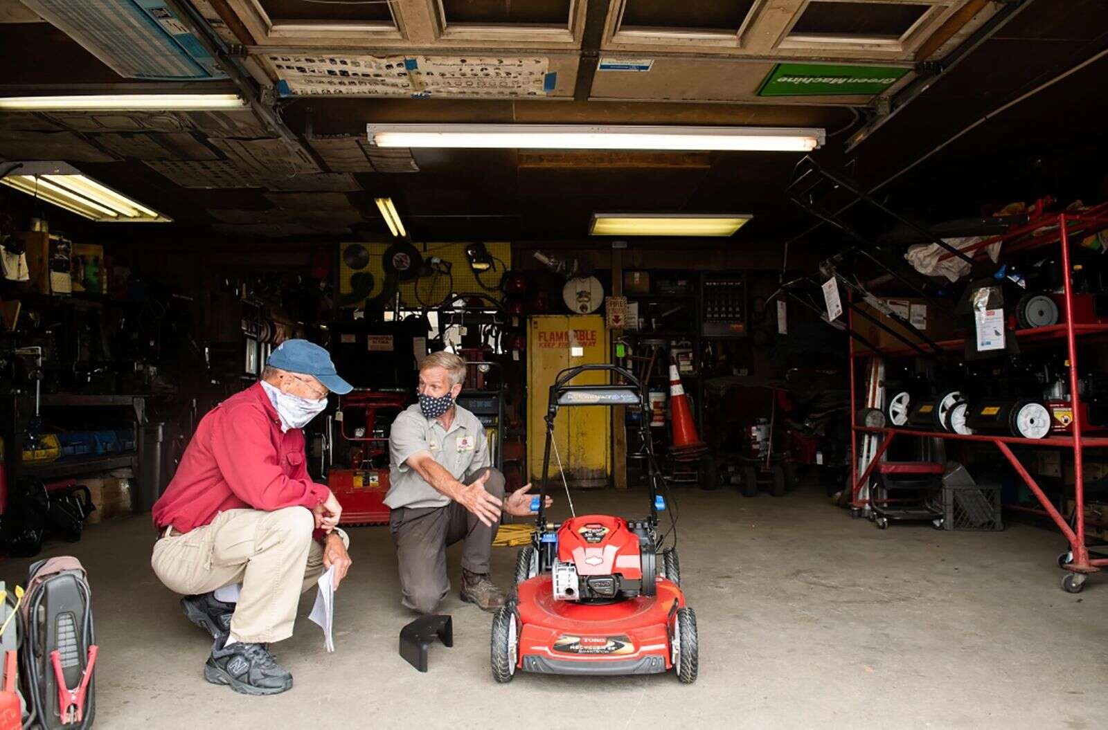 Gas powered lawn equipment sales would be banned in parts of