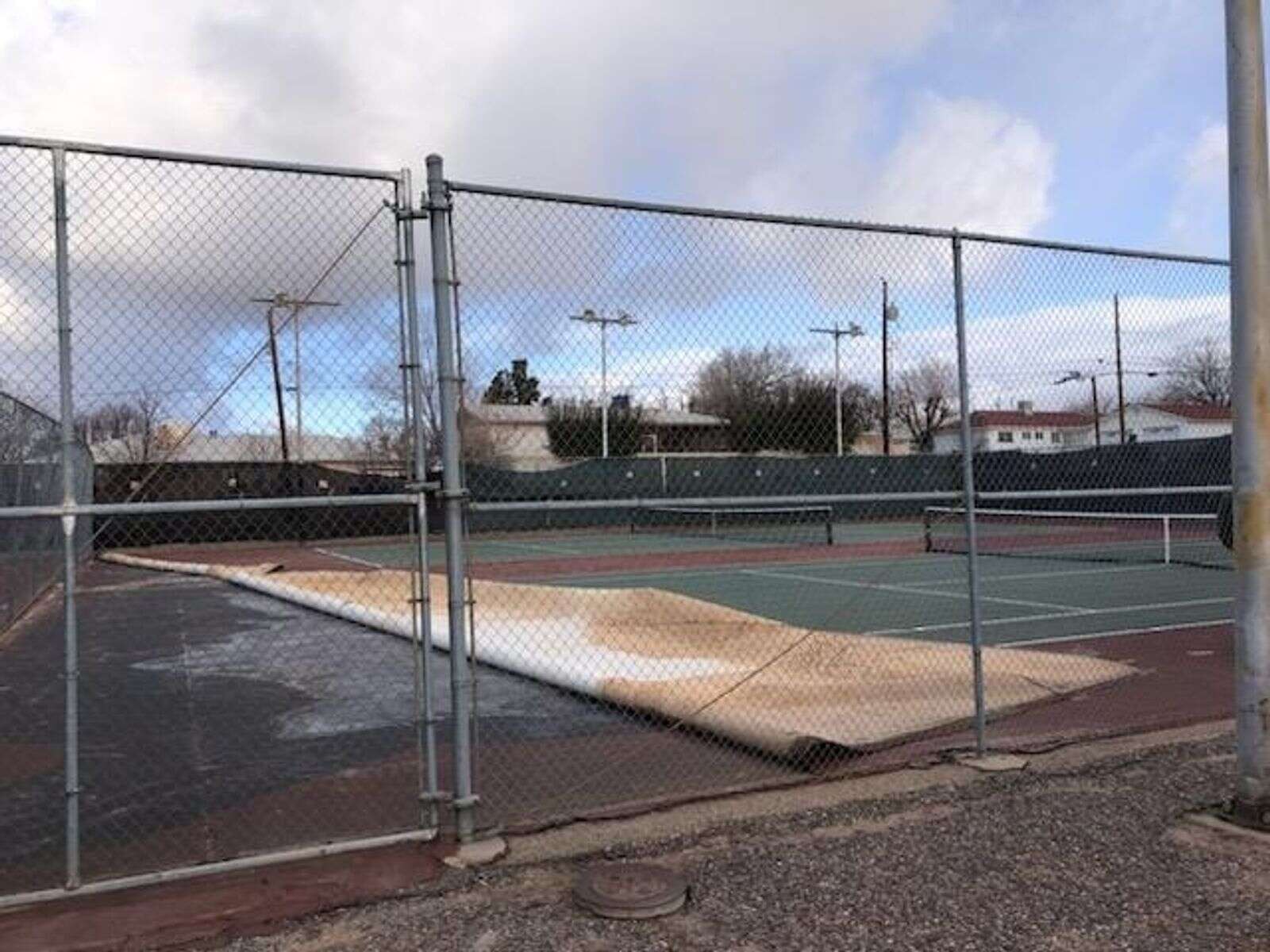 Tennis courts closed because of wind damage The Durango Herald