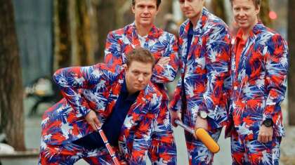 Norwegian curling team's Olympic crazy pants
