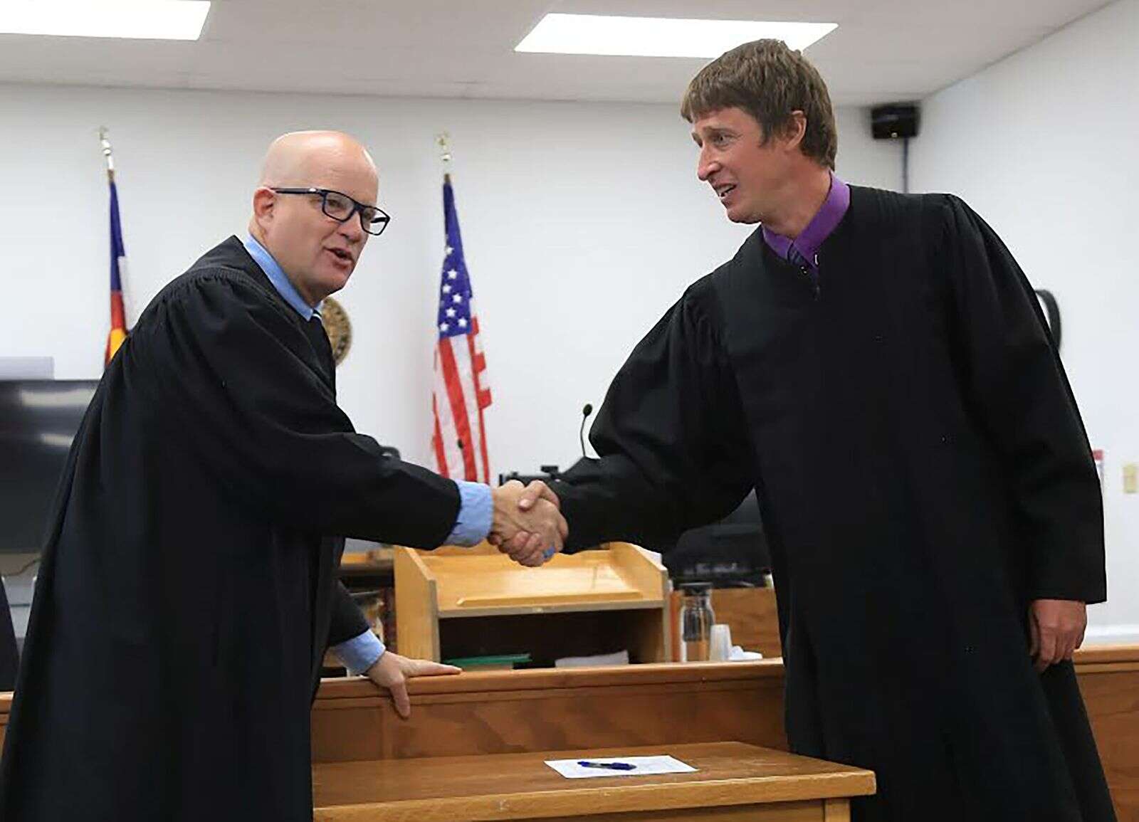 Ian MacLaren sworn in as judge in Dolores County s 22nd Judicial Ian MacLaren sworn in as judge in Dolores County s 22nd Judicial