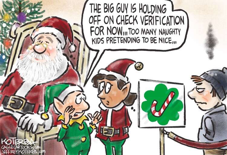 Editorial cartoon: Naughty kids, not nice – The Durango Herald